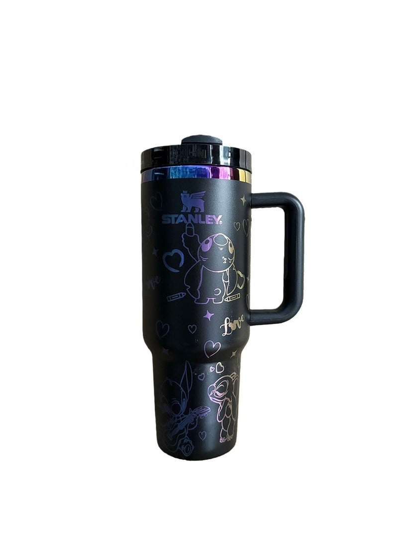 Stanley 40oz Large Capacity 304 Stainless Steel Car Insulated Mug with Handle - Image 1