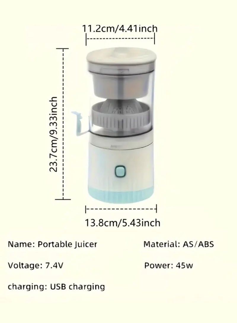 DIGI CORE Hands Free Electric Citrus Juicer, 1-Button Juicer Machine, Orange Lime Grapefruit Lemon Squeezer, Easy To Clean Orange Juicer Squeezer BPA-Free Electric Juicer 45W MDC1 - Image 2