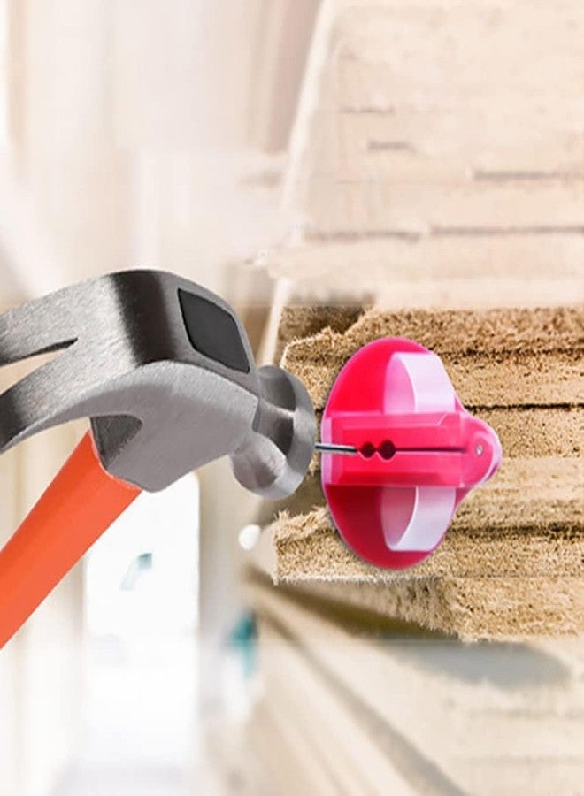 baolaili Nail Holder for Hammering, Plastic Pliers,Finger Protective Nail Guide,Home Tool Auxiliary Pliers,Gadget More Safety for Hammering Screws and Nails Secure Nails Anti-smashing finger Joint Pliers Tool - Image 2