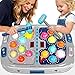 TooLion 2Player Whack Game Mole  Toys for Age 312 Kids2 Hammers3 Modes with Sound  LightSafe Educational Pounding ToyChristmas Birthday Gift for 3 4 5 6 Year Old Boys GirlsGray - Image 2