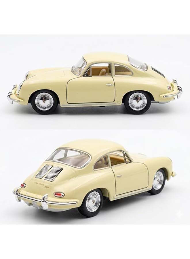 Kinsmart 1:32 Porsche 356 B Carrera 2 Die-Cast Model Car – Pull Back Toy for Kids & Collectors - Image 2