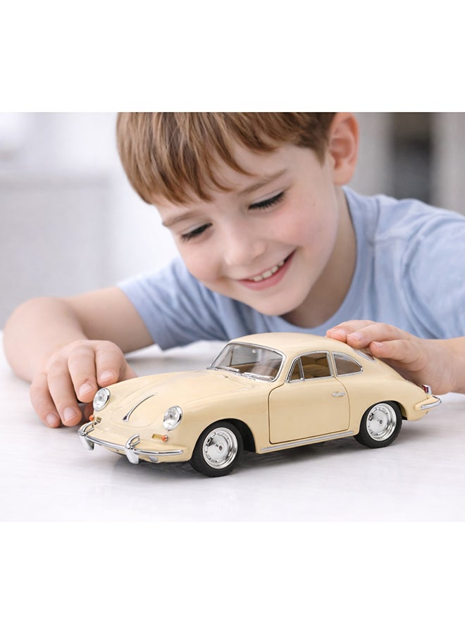 Kinsmart 1:32 Porsche 356 B Carrera 2 Die-Cast Model Car – Pull Back Toy for Kids & Collectors - Image 4
