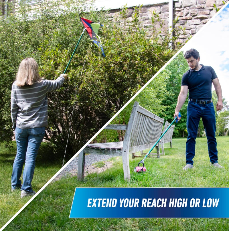 Unger Professional 48â€ Nifty Nabber, Reacher Grabber Tool, Trash Picker Upper, Built-In Magnet and Ergonomic Grip, Outdoor Claw Pickup, Reaching Assist for Seniors, Safely Perform Tasks - Image 2