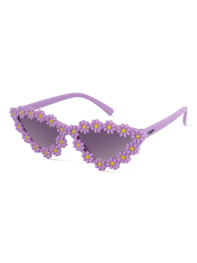 Woggles Stylish Purple Polarized Cateye Kids Sunglasses