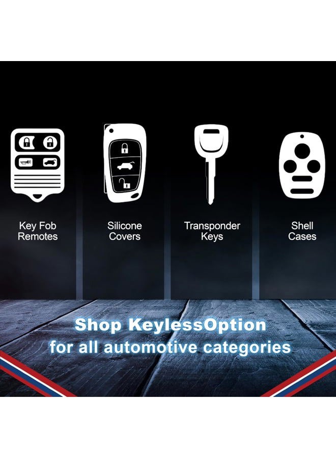 KeylessOption Keyless Entry Remote Control Car Key Fob Replacement for KOBLEAR1XT 10443537 - Image 5