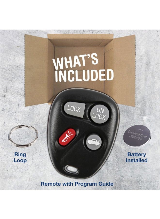 KeylessOption Keyless Entry Remote Control Car Key Fob Replacement for KOBLEAR1XT 10443537 - Image 2