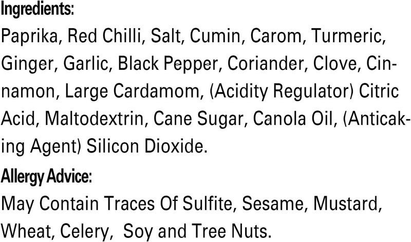 Shan Meat & Vegetable Recipe & Masala Mix 100g - Image 3