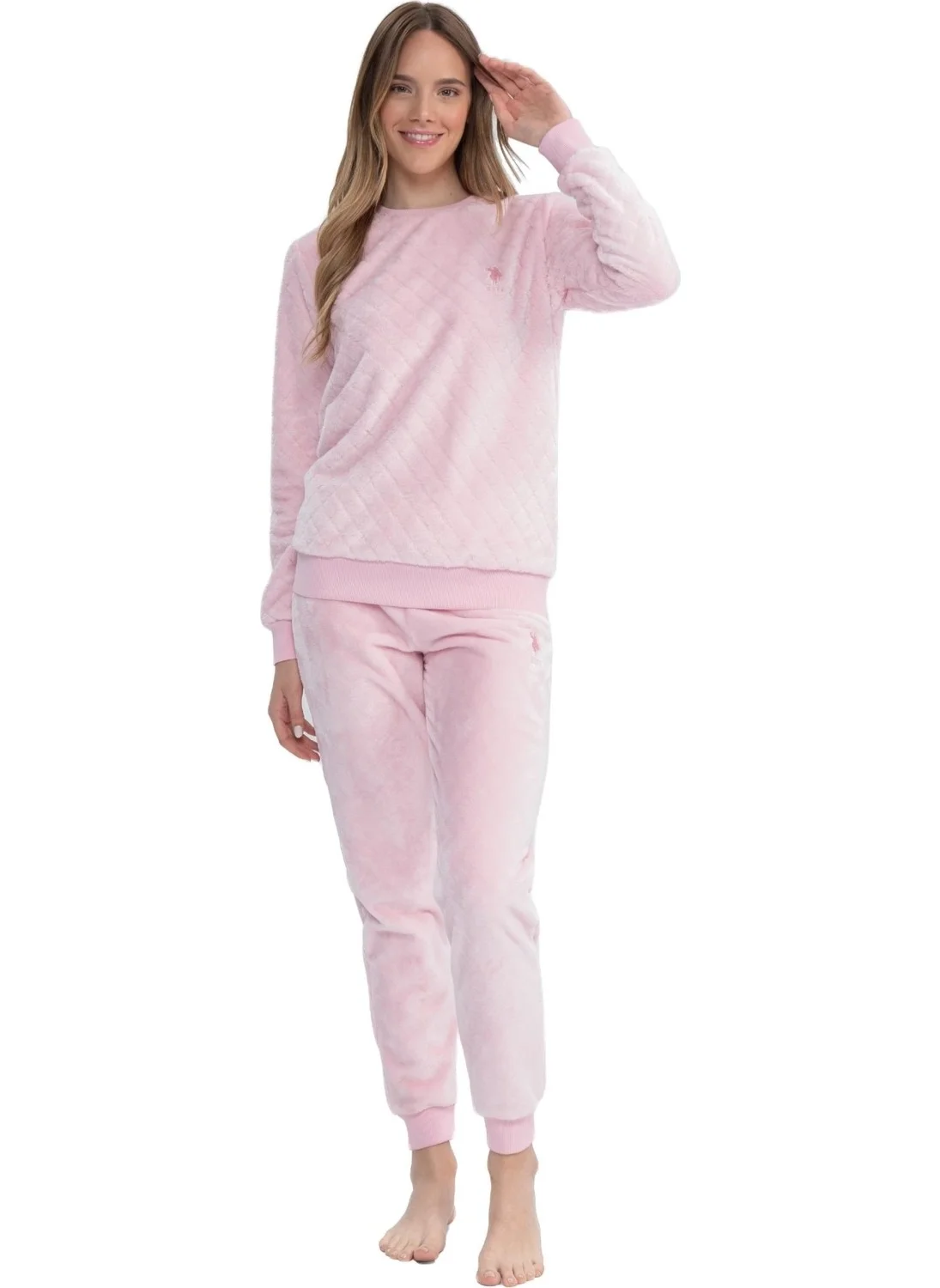 U.S. Polo Assn. Women's Fleece Pajama Set