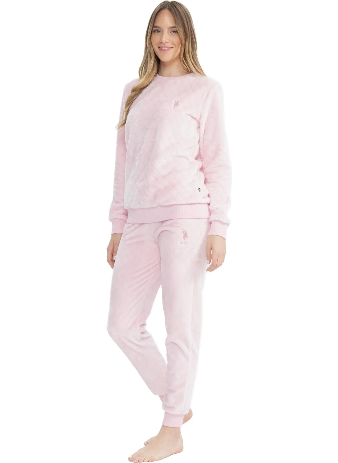 U.S. Polo Assn. Women's Fleece Pajama Set