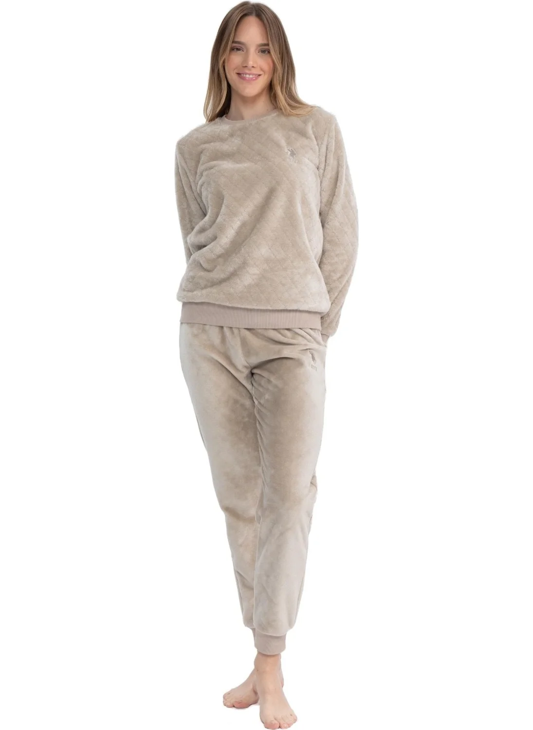 U.S. Polo Assn. Women's Fleece Pajama Set