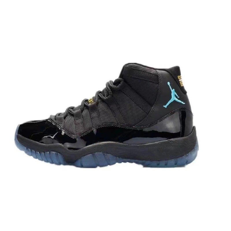 Pure Original Aj11 Big Devil Joe 11 Black And White Red High-Top Baby'S Breath Kang Buckle Black And Red Sports Shoes - Image 1