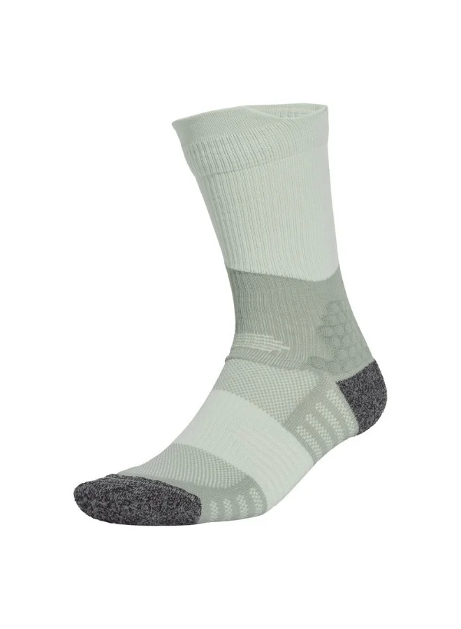 adidas Originals adidas RUNxBOOST Sock Green Running SOCKS for Unisex - XS