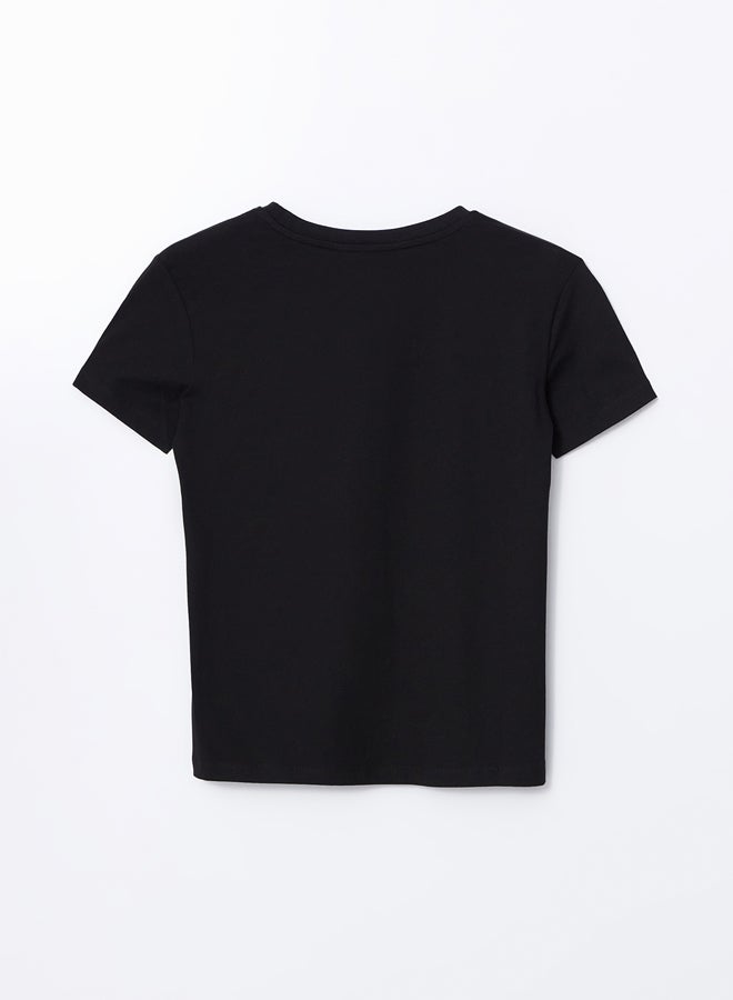 LC WAIKIKI Crew Neck Plain Jersey Women's T-Shirt - Image 4
