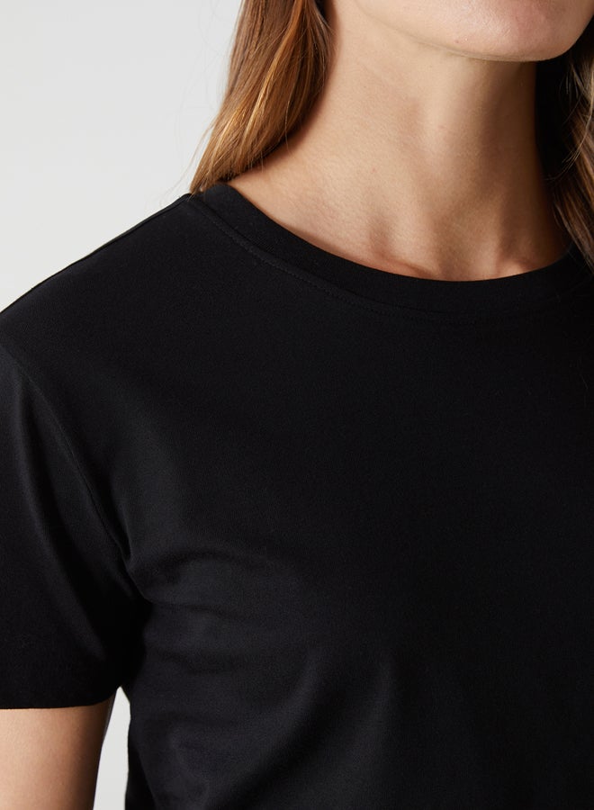 LC WAIKIKI Crew Neck Plain Jersey Women's T-Shirt - Image 3