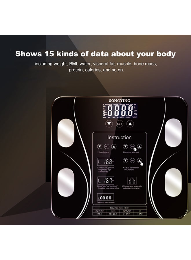 High Precision Digital Bmi  Intelligent Electronic Body Weight Scale - Image 4