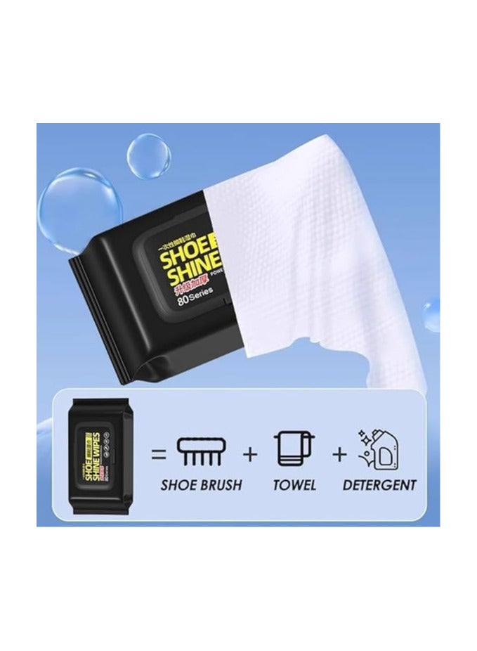 Generic Shoe Cleaning Wipes 1 Pack - 80 Wipes, Sneakers Cleaner, Dirt and Stain Remover - Image 3