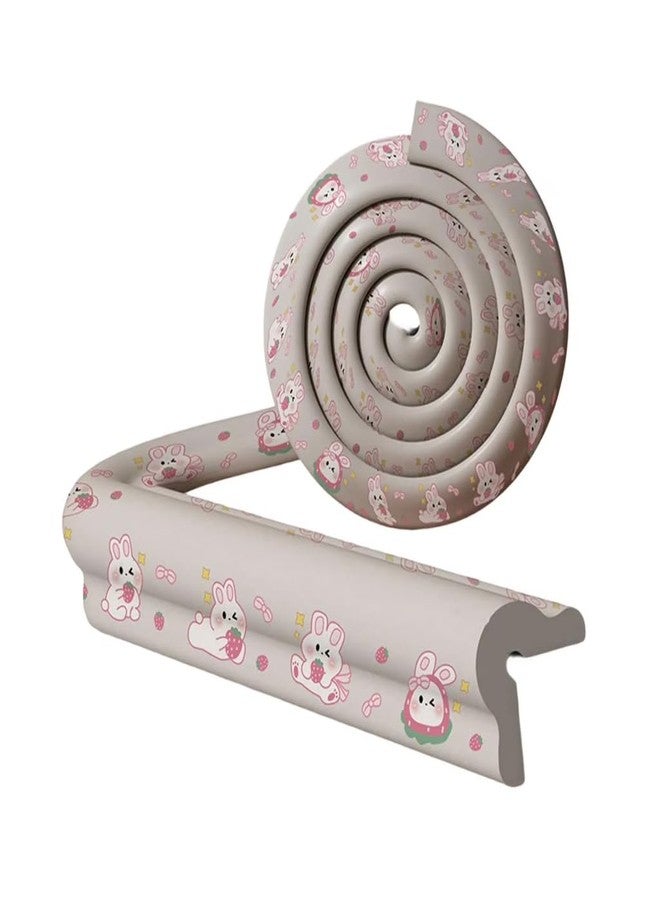 Agabani Cloud Style Baby Safety Edge Protector Strip Table Desk Edge Protection Anti Collision Child Safety Strip Home Furniture Guard 2 Meter Roll Self Adhesive Cartoon Bunny Corner Guard (Grey) - Image 1