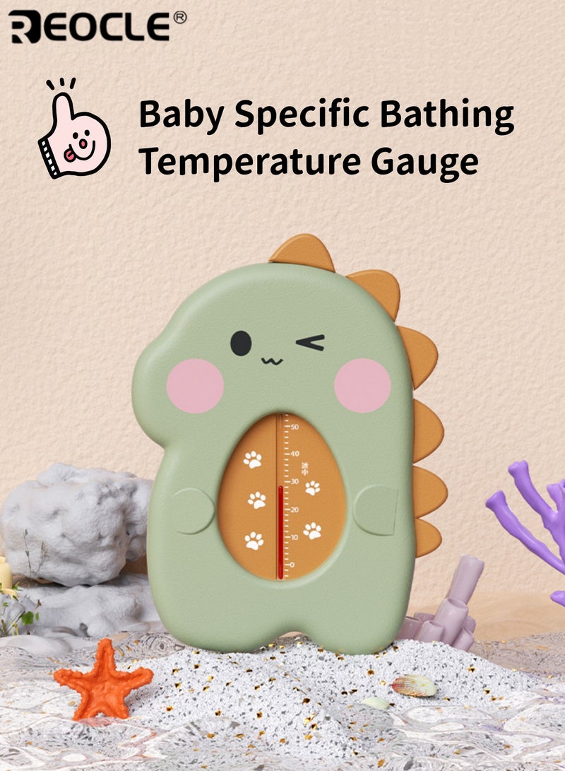 REOCLE Baby's Bath Thermometer with Water Temperature Sensor Floating Bathtub Safety Monitor with Easy Read Display for Infant Newborn Bath Time - Image 1