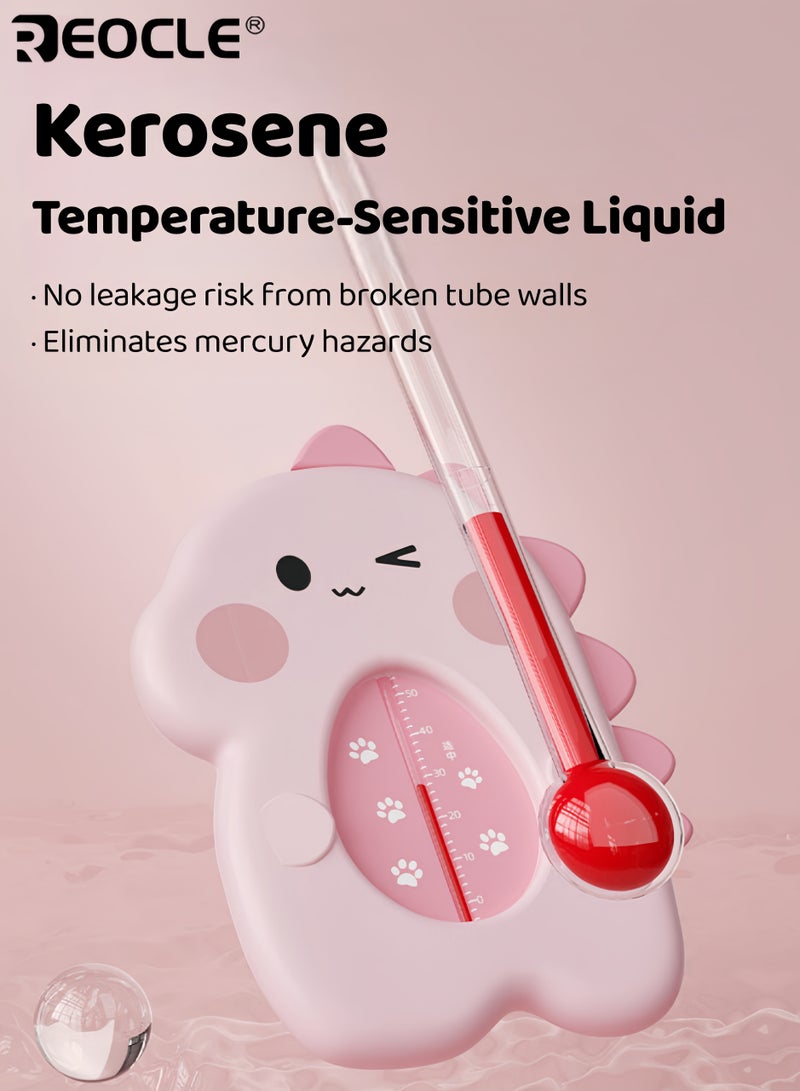 REOCLE Baby's Bath Thermometer with Water Temperature Sensor Floating Bathtub Safety Monitor with Easy Read Display for Infant Newborn Bath Time - Image 3