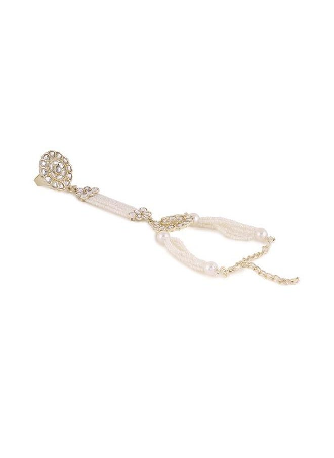 Priyaasi Elegant Women Brass Bracelet with pattern and secured with S-Hook closure and styled in ideal for Western moments — crafted to elevate your special moments.  - Image 3