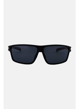 Timberland Men TB9307 Rectangular Sunglasses, Black  - Image 1