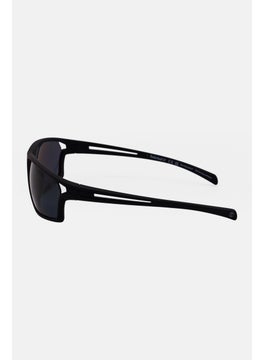 Timberland Men TB9307 Rectangular Sunglasses, Black  - Image 4