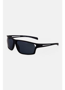 Timberland Men TB9307 Rectangular Sunglasses, Black  - Image 3