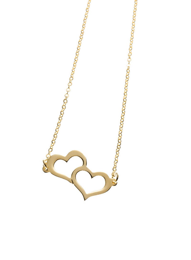 Trendella Double hearts Necklace