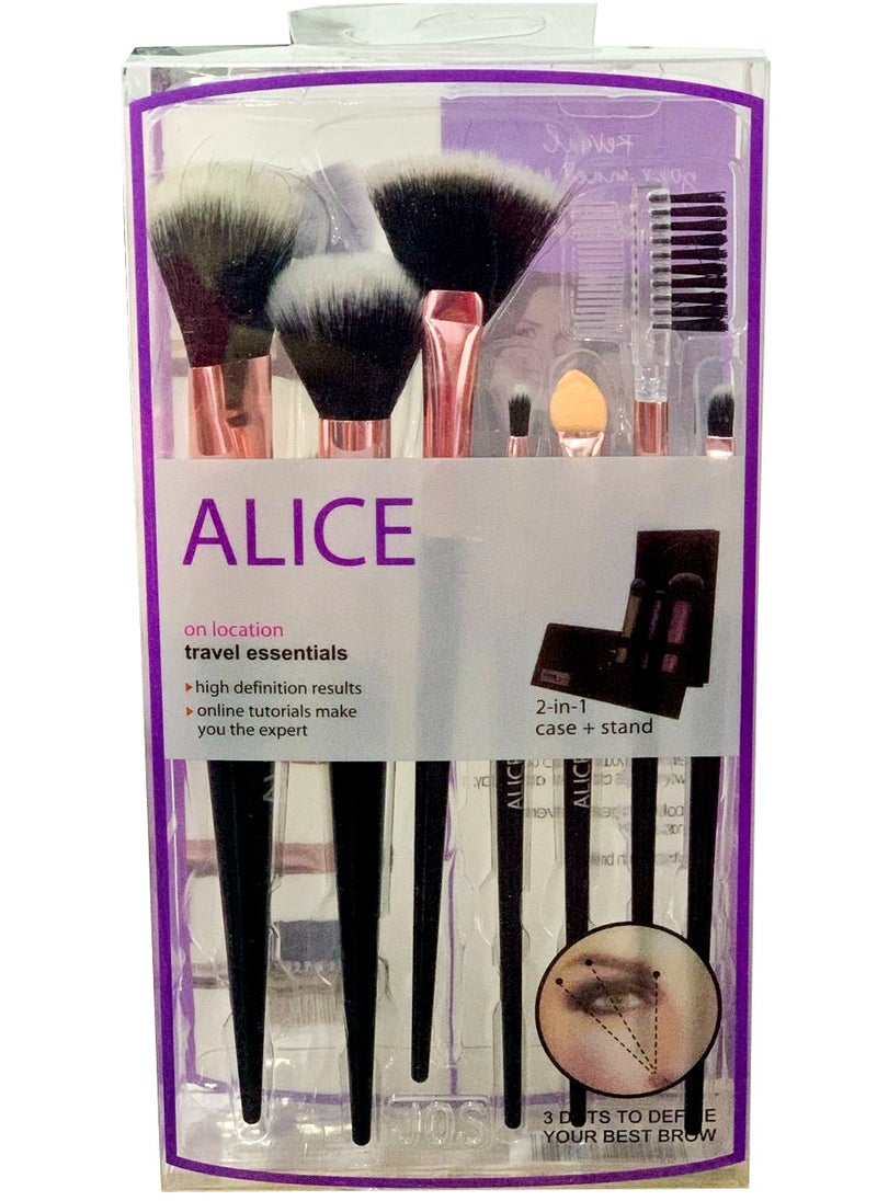 Alice ALice Travel Essentials Kit Brush Multi-Color  - Image 1