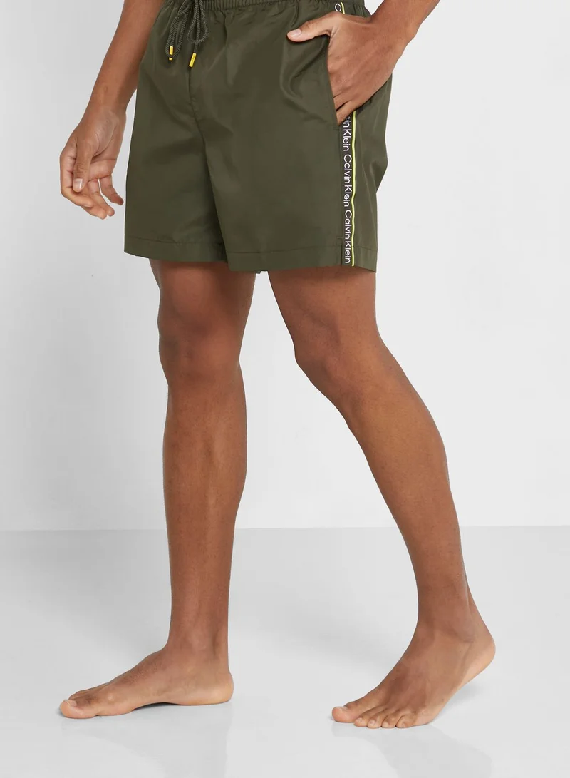 Calvin Klein Jeans Side Logo Tap Swim Shorts