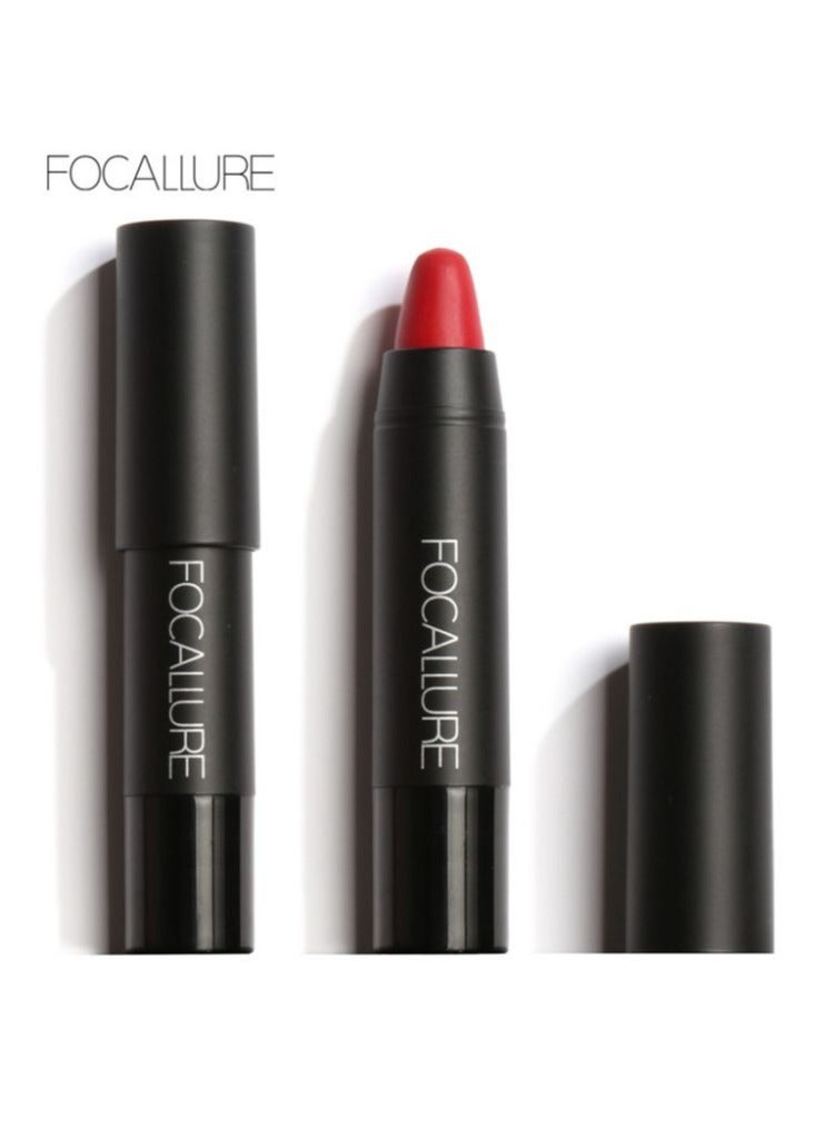فوكالور أحمر شفاه غير لامع، قلم تلوين يدوم طويلاً، أحمر شفاه كريمي غني بفيتامين E FA22-5 - Image 5