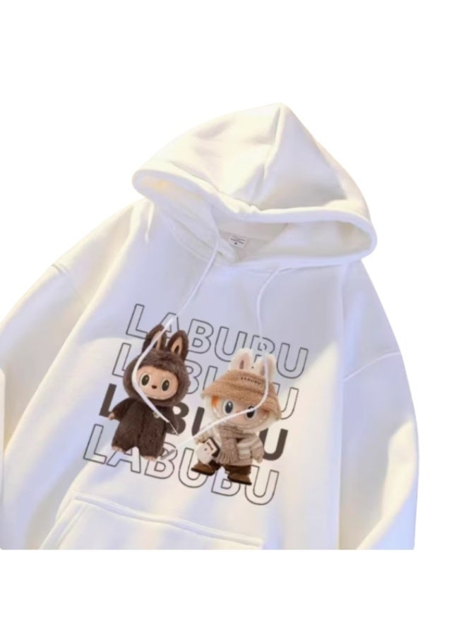 LABUBU The Monster Print Graphic Sweat Shirt Hoodie - Image 1
