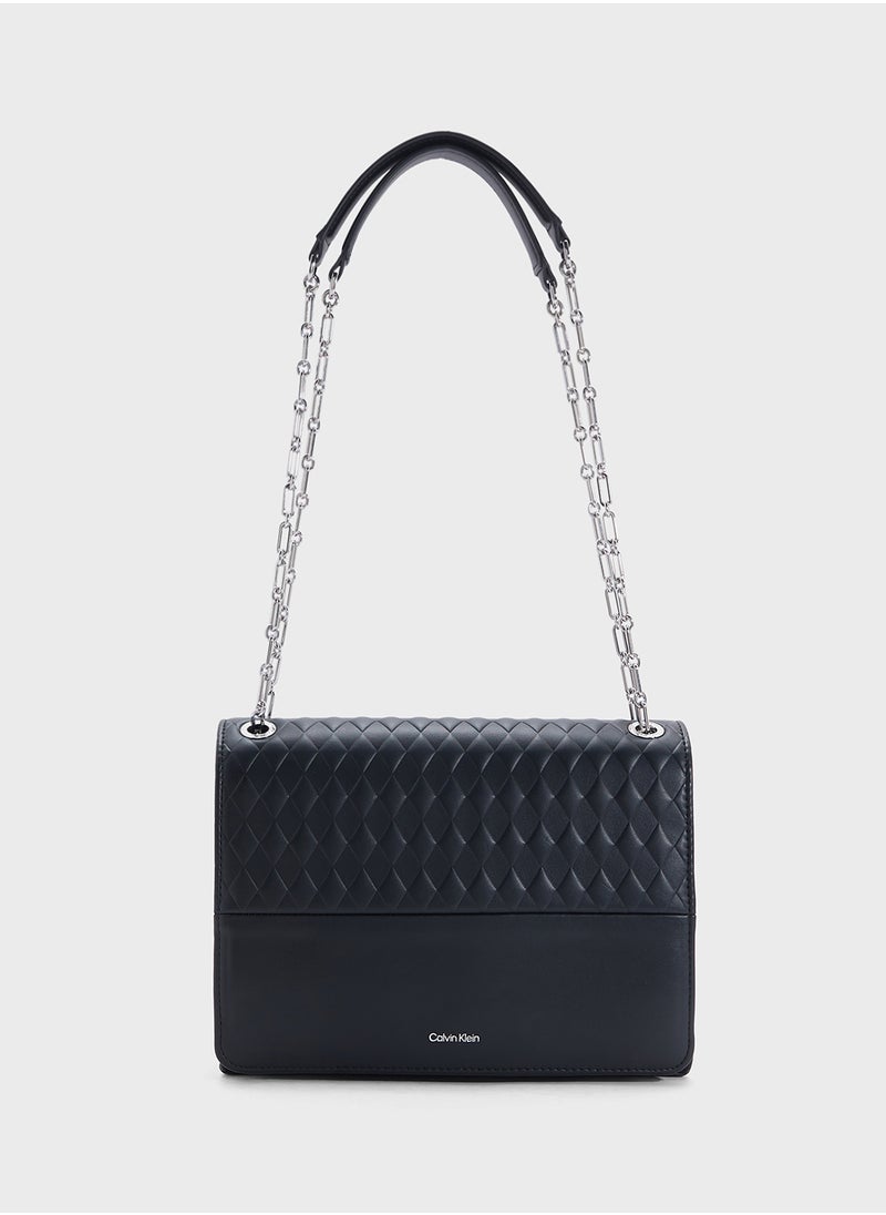 CALVIN KLEIN MINI QUILTED CONVERTIBLE CHAIN BAG  - Image 1