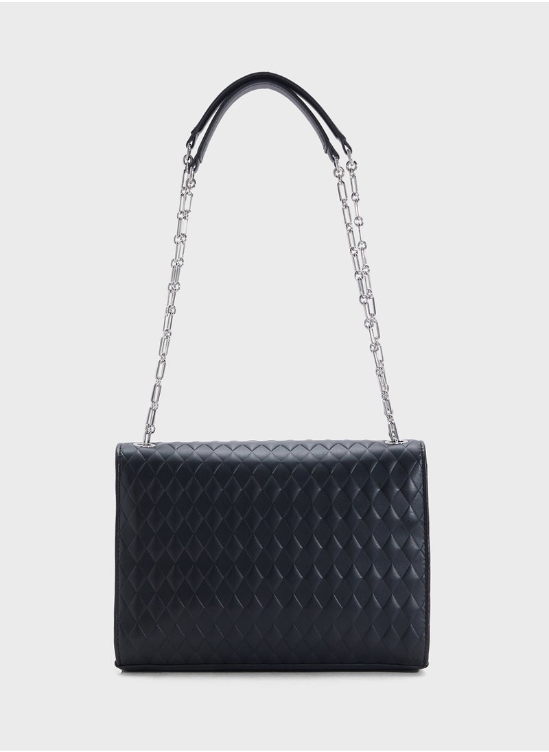 CALVIN KLEIN MINI QUILTED CONVERTIBLE CHAIN BAG  - Image 2
