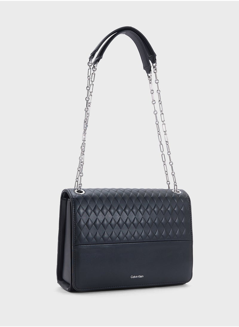CALVIN KLEIN MINI QUILTED CONVERTIBLE CHAIN BAG  - Image 3