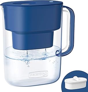 Waterdrop Waterdrop Lucid 10-Cup NSF Certified Water Filter Pitcher, Long-Lasting (200 gallons), 5X Times Lifetime Filtration  - Image 1