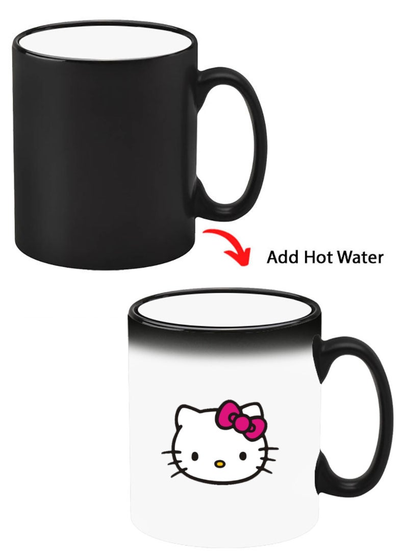 Theodor Color Changing Heat Sensitive Ceramic Mug, Image Revealed When HOT Liquid is Added! Hello Kitty - Image 1