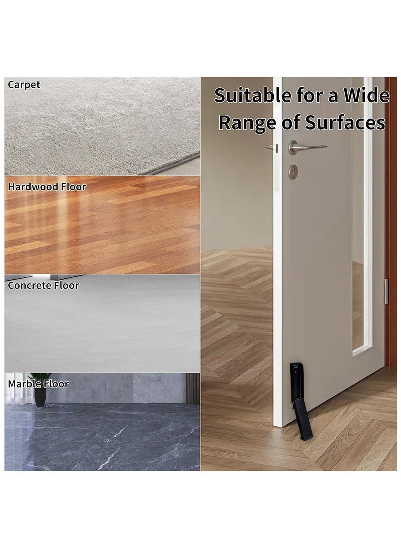 INSIJAM Door Stop Door Holder to Keep Door Open Door Stop for Bottom of Door Self-Adhesive or Screw-Type Non-Slip Rubber Door Stop Easy to Install Suitable for The Bottom of The Door - Image 5