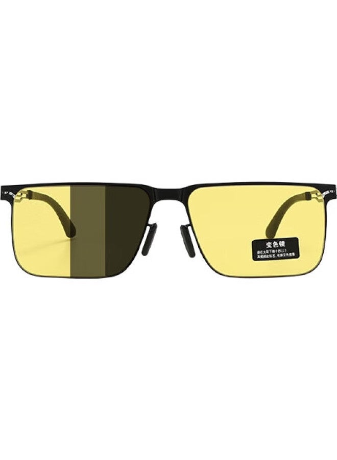 Shi Yun Shiyun Hd Sunglasses Men'S Driver Goggles Driving Sunglasses Blue Light Blocking Glasses Night Vision Color-Changing Lenses - Image 2