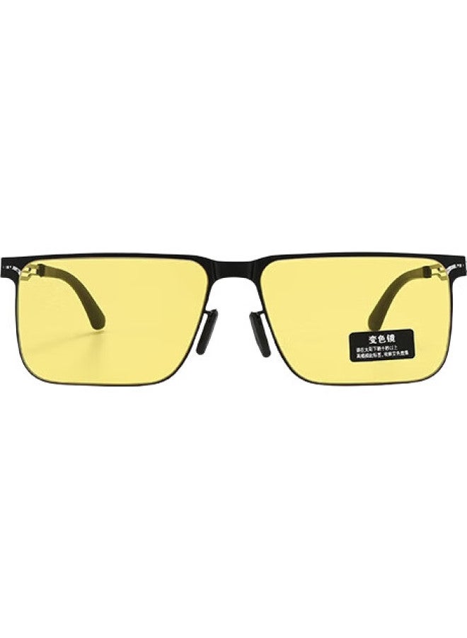 Shi Yun Shiyun Hd Sunglasses Men'S Driver Goggles Driving Sunglasses Blue Light Blocking Glasses Night Vision Color-Changing Lenses - Image 3