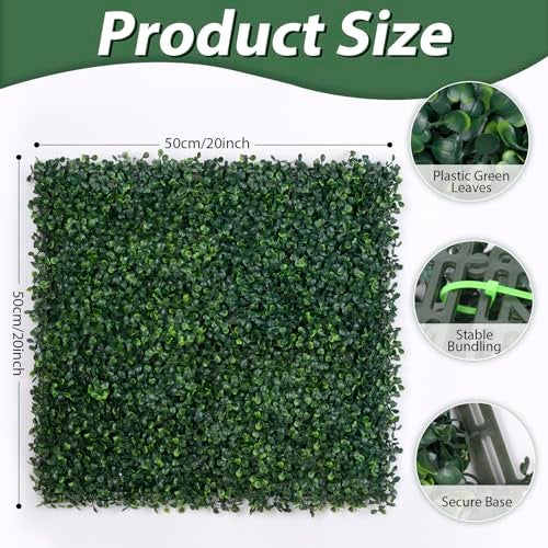 SNOWSTAR Green Grass Claw Clip Organizer Holder, 20x20 inch Hair Clip Stand for Women and Girls, Wall Decor Display - Image 2