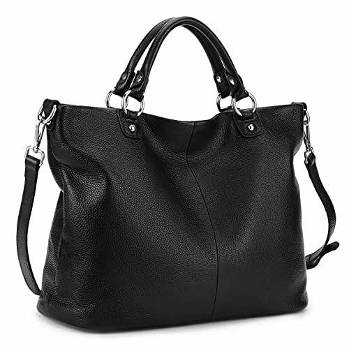 Kattee Women's Soft Leather Tote Bag, Top Satchel Purses and Handbags - Image 1