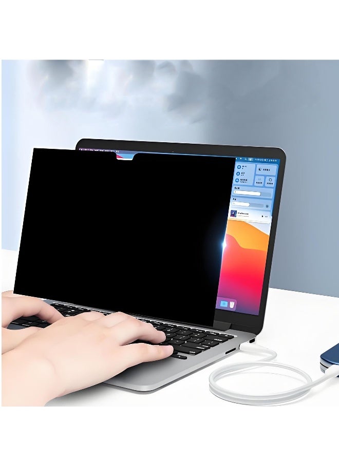 Magnetic film for notebook Macbook Air 13 inch/Pro 13 inch new model - 299*195mm (2018-2022 models) New display screen special magnetic anti-peeping magnetic anti-peeping film - Image 4