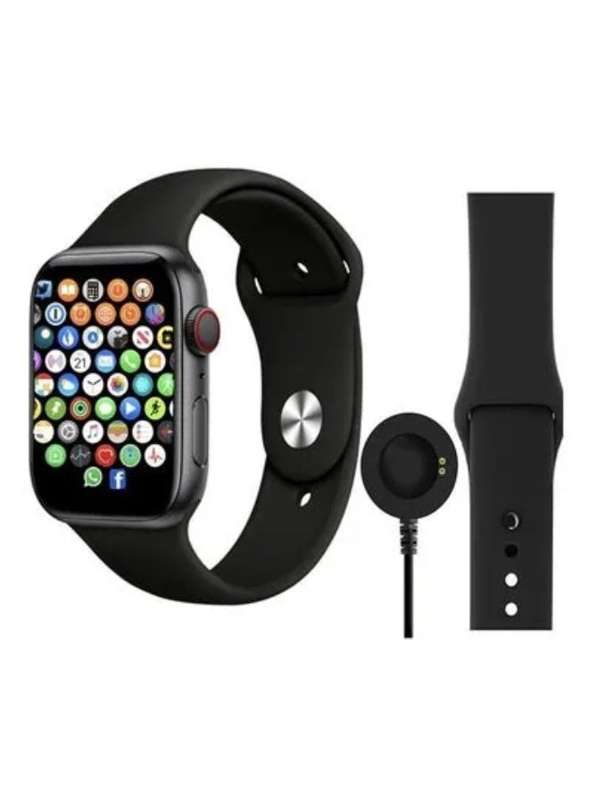 T500 Smartwatch with Bluetooth Calls, Water Resistance, ECG & Heart Rate Monitor, Fitness Tracker for Android & iOS Phones, Black - Image 1