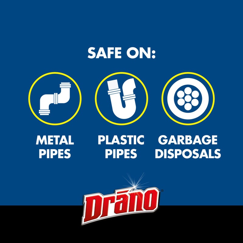 Drano Dual-Force Foamer Drain Clog Remover and Cleaner for Shower or Sink Drains, Unclogs and Removes Sources of Odor, 17 Fl Oz - Image 4