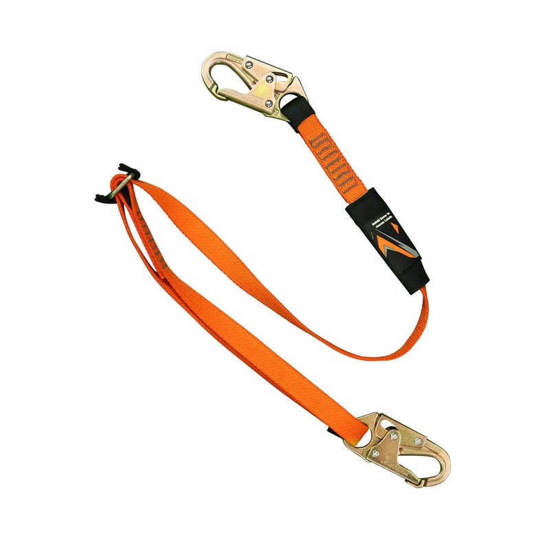 Malta Dynamics 6Foot Adjustable Fall Protection Lanyard OSHAANSI Compliant