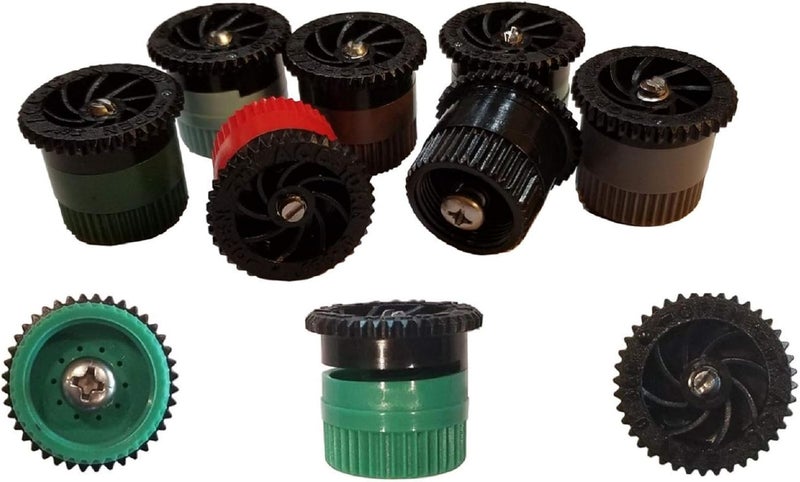 Modtek Replacement Pop UP Sprinkler Heads for RainBird, Hunter, Orbit Pop Up Sprinklers, Sprinkler Color May Vary. (5, 8AN) - Image 1