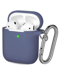 Y&D Case Cover with Keychain, Full Protective Silicone Accessories Skin for Women Girl Wireless Charging Case,Front LED Visible Apple AirPods 2  - Image 1