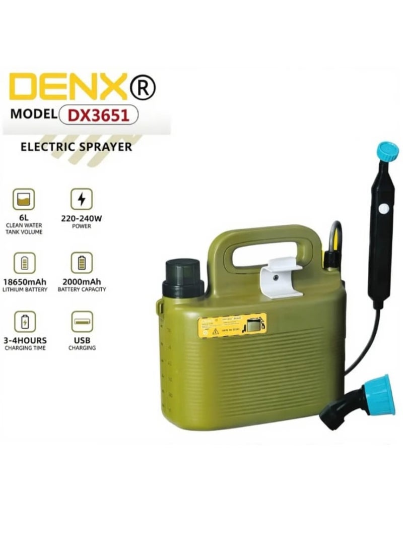 Dinex The portable electric spray pump is a versatile, battery-operated device designed for travel and cleaning. - Image 2