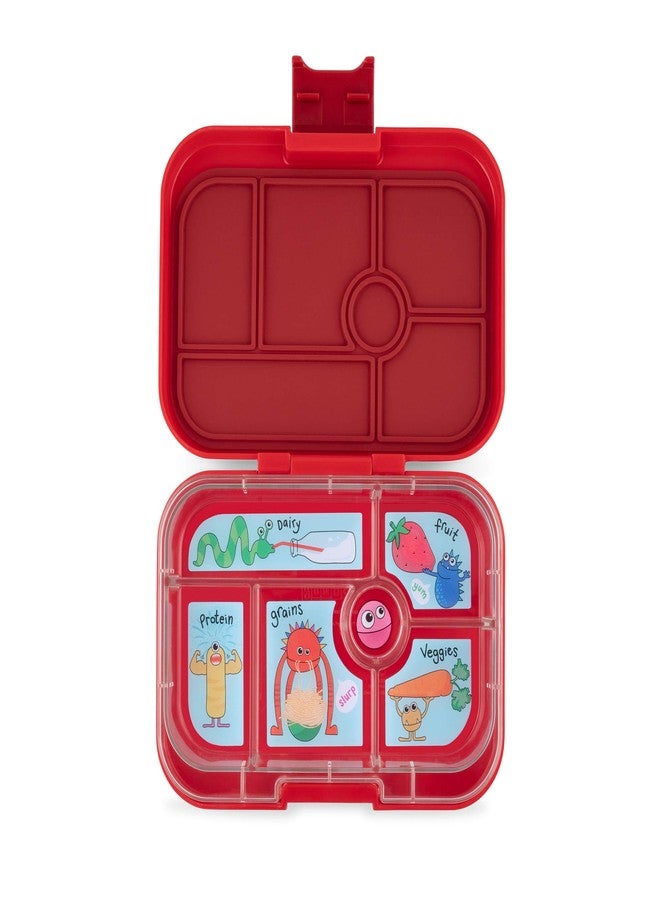 Yumbox 6 Section Original - Wow Red Funny Monsters - Image 1